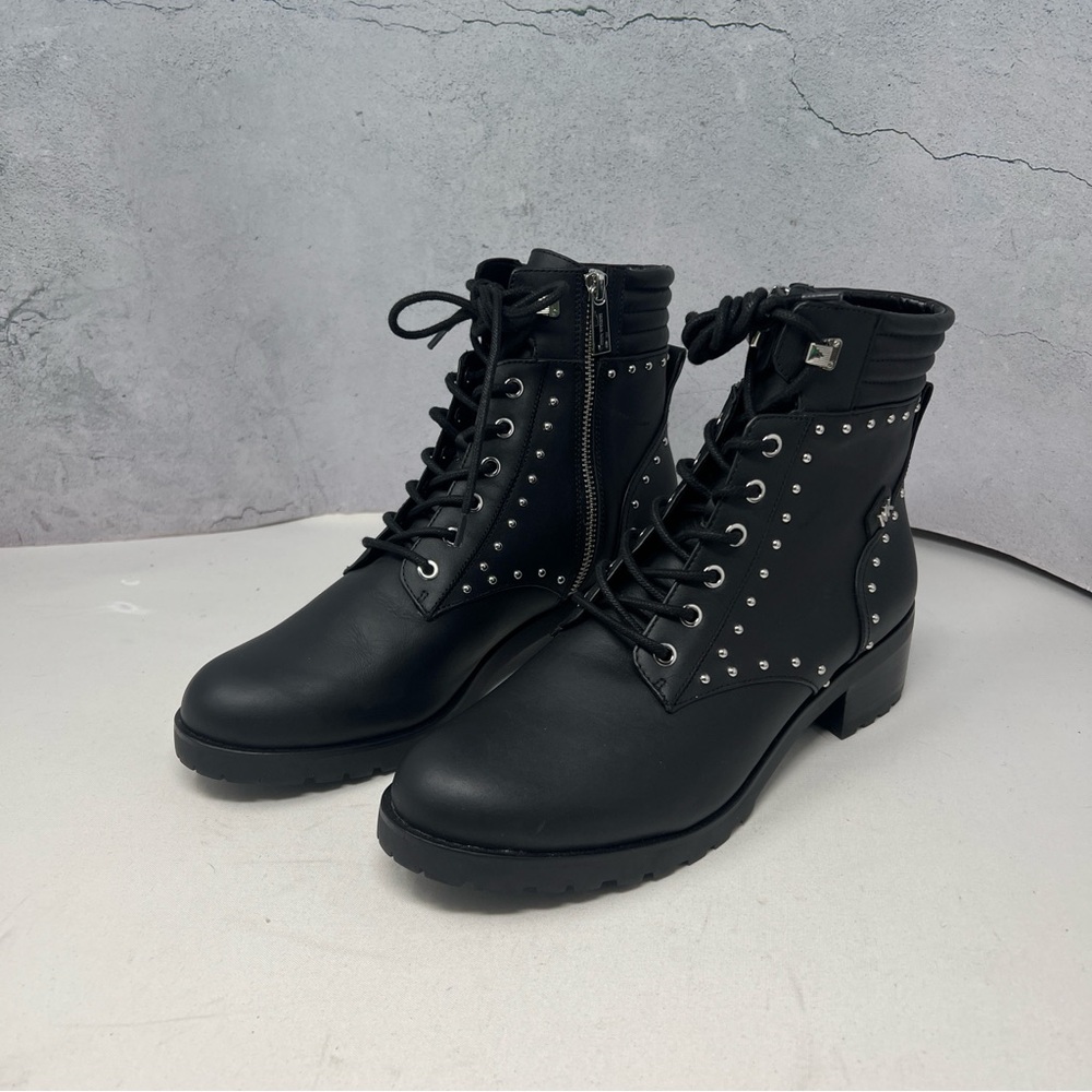 ❤️Michael Kors Dallas Black Studded Women's Boots.  Mint condition. - Picture 7 of 11
